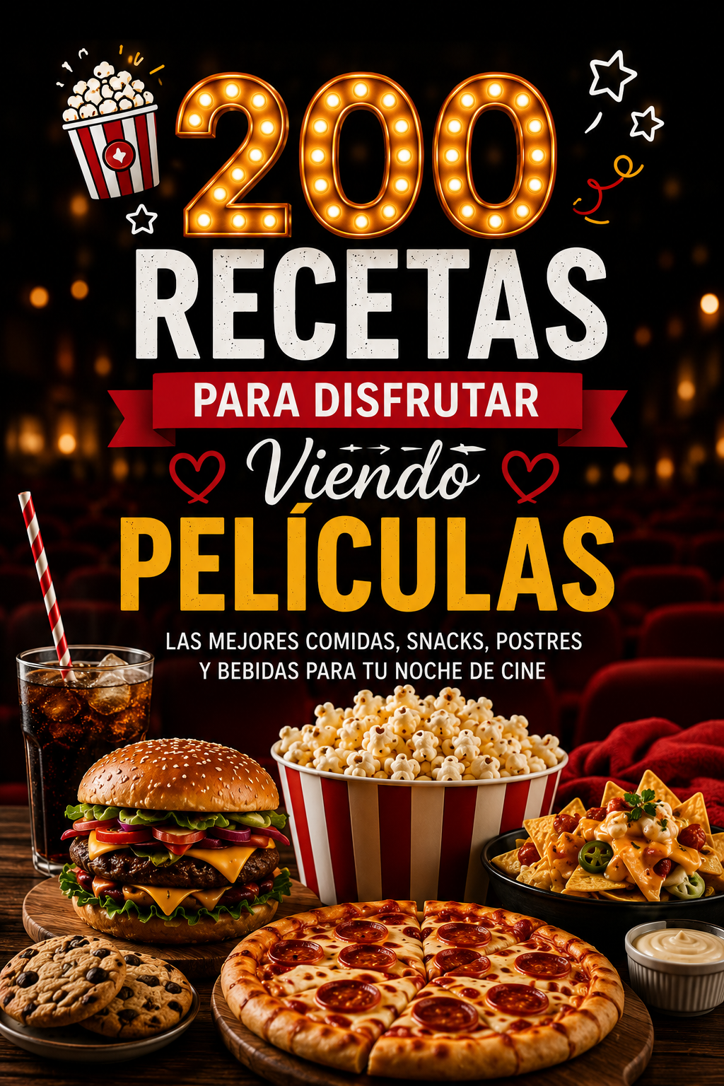 200 Recetas para Disfrutar Viendo Películas